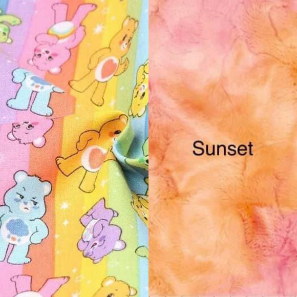 Care Bear throw blanket